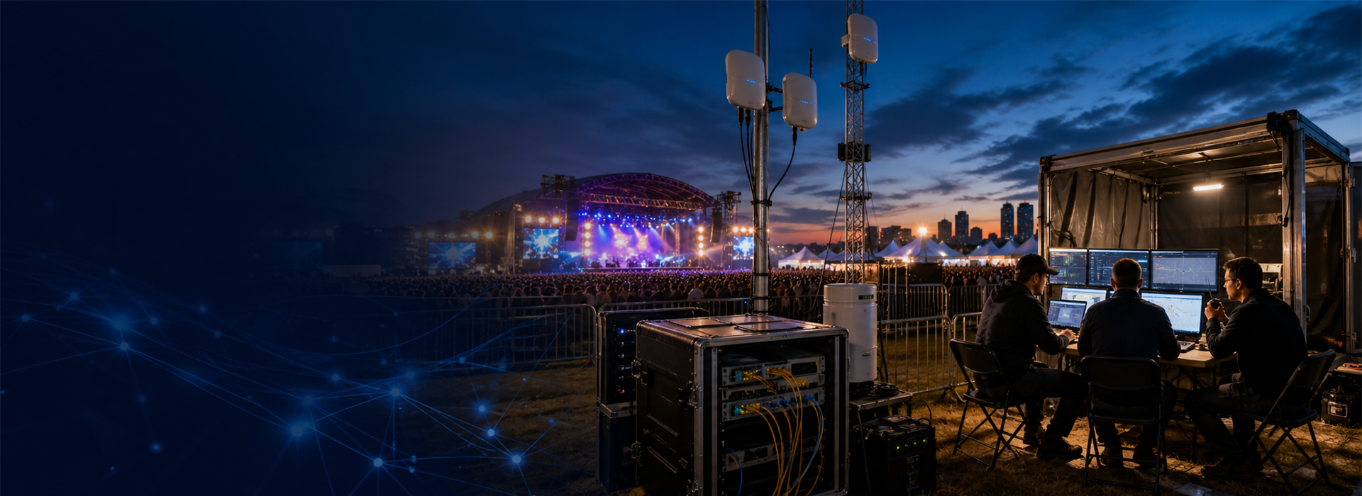 Internet e Wi-Fi para eventos